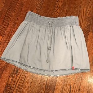 Espirit | Periwinkle Lace Trim Lined Skirt